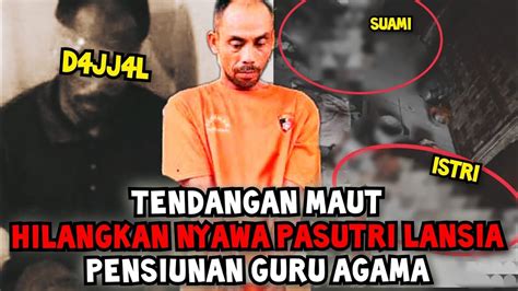 Sekali Tendang Pria Ini Hilangkan Nyawa Pasutri Lansia Didalam Rumah