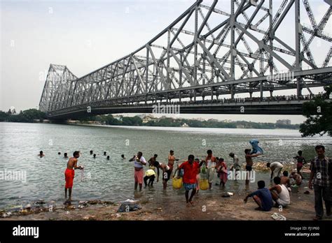 Stunning Howrah Bridge Architecture In Kolkata India Stock Photo Alamy