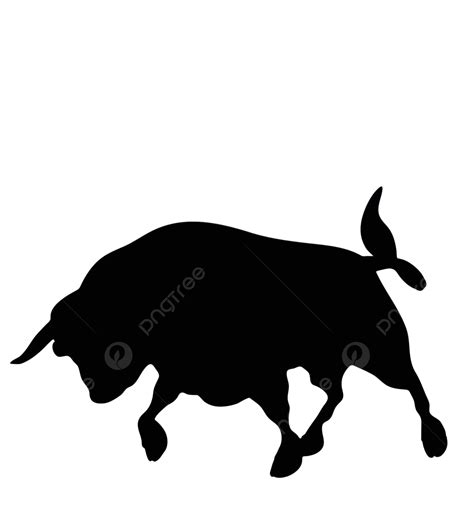 Bull Silhouette Art Design Outline Vector Art Design Outline Png And