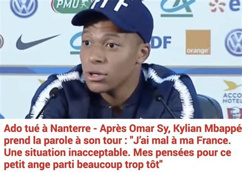 Mbappé pleurait sur le petit ange Nahel mais ignore larchange Thomas