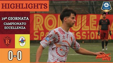 Romulea Valmontone HIGHLIGHTS II Giornata Ritorno Eccellenza