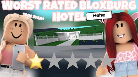 MAKING A 1 STAR BLOXBURG HOTEL Roblox YouTube