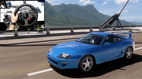 Toyota Supra Rz 1998 Forza Horizon 5 Logitech G29 Gameplay Youtube