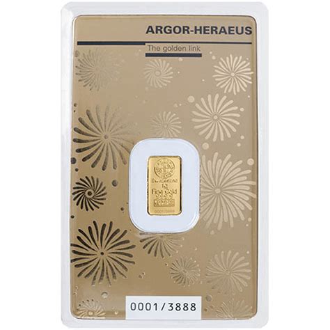 Gram Gold Argor Heraeus Lunar Rat Bars Silver