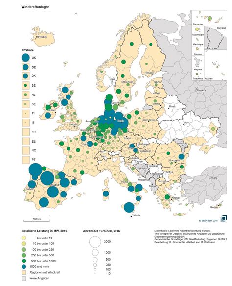 Bbsr On Twitter Wo In Europa Besonders Viel Windenergie Erzeugt Wird