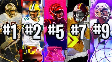 The Top Quarterbacks In Madden Youtube