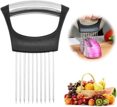 Amazon Onion Holder For Slicing New Stainless Steel Onion