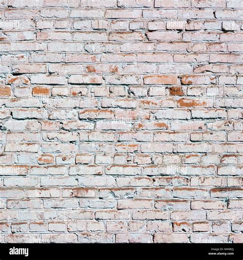 Textura De Pared De Ladrillo O De Fondo Ladrillos Pintados De Blanco