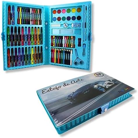 Estojo Completo De Pintura Infantil Pe As Desenhos Kit