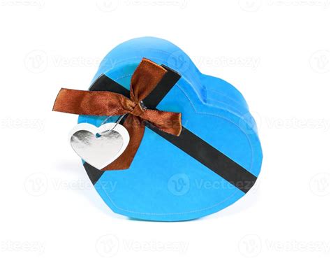 Blue Heart Shaped Box 12899219 Stock Photo At Vecteezy