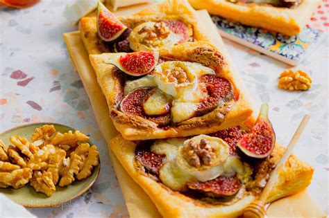 Recette feuilletés aux figues chèvre et miel Les Recette de A à Z