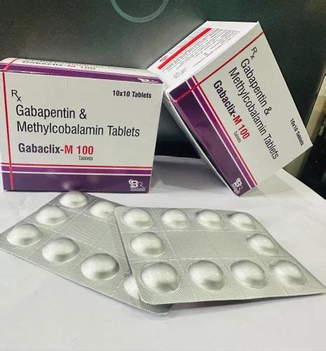 Gabapentin Mg And Methylcobalamin Mcg Tablets At Rs Box