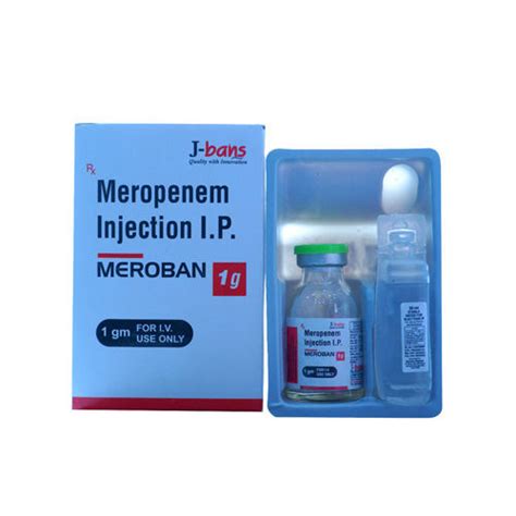 Liquid 1gm Meropenem Injection Ip At Best Price In Delhi J Bans Icu Care Private Limited