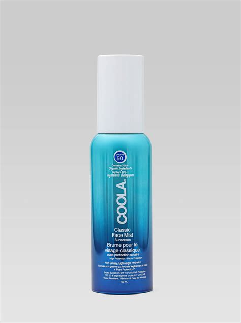 Coola Classic Face Organic Sunscreen Mist Spf 50