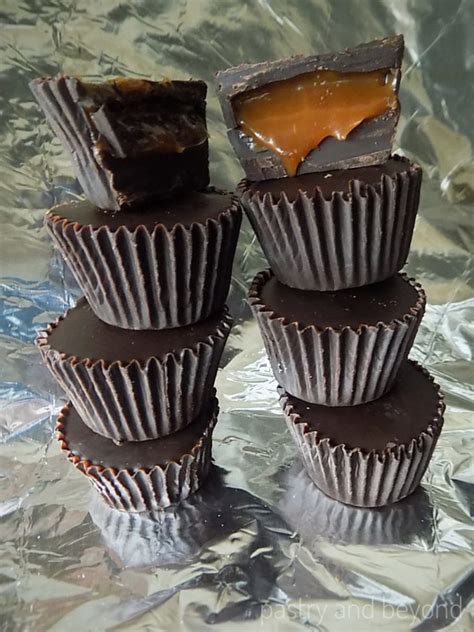 Mini Chocolate Caramel Cups - Pastry & Beyond