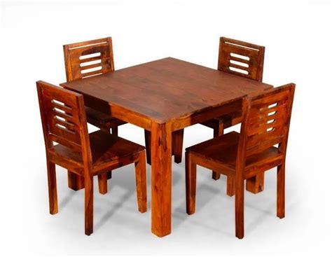 4 Seater Wooden Dining Table Set At Rs 11000 Set Wooden Chair And