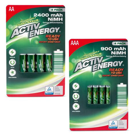 Activ Energy Batterie Ready To Use Aldi