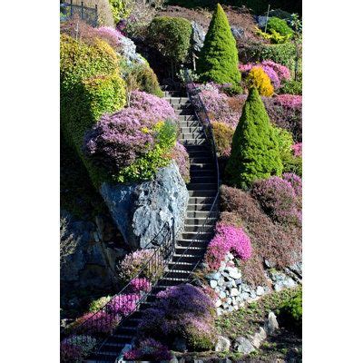 Millwood Pines Landscaped Staircase At Butchart By Tashka Wrapped