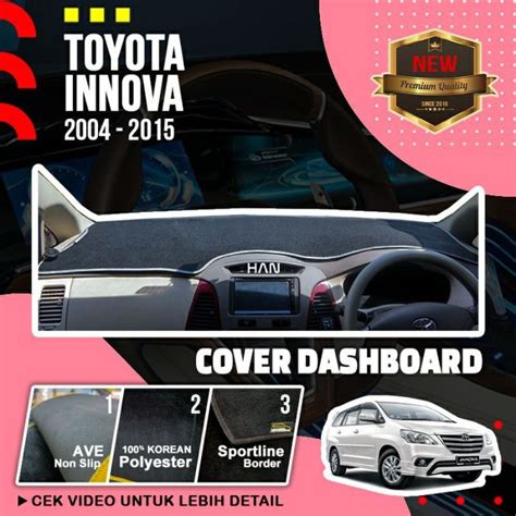 Jual Cover Dashboard Toyota Kijang Innova Alas Interior Dasboard