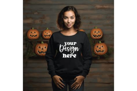 Gildan Fall Sweatshirt Mockup Graphic By Mockupstore Creative