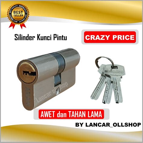 Jual Silinder Kunci Pintu Kecil Aluminium Kunci Pintu Silinder