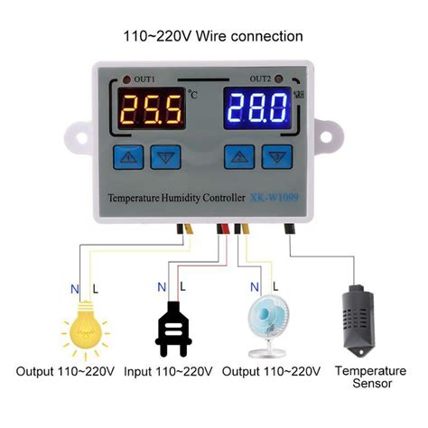 Digital Thermostat Humidity Controller Egg Incubator 10A Temperature