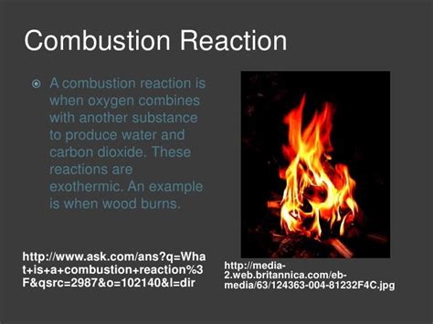 Combustion Reactions