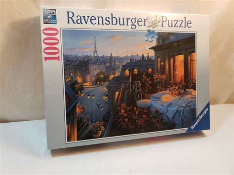 New Sealed Ravensburg Piece Jigsaw Puzzle Paris Balcony