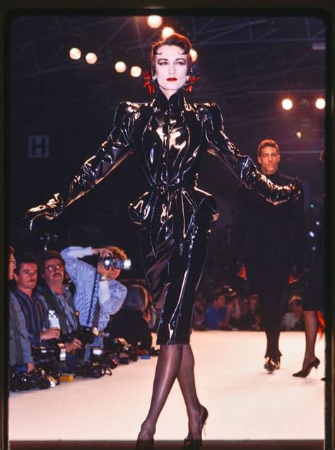 Thierry Mugler Fall 1988 RTW Mugler Original Supermodels Leather