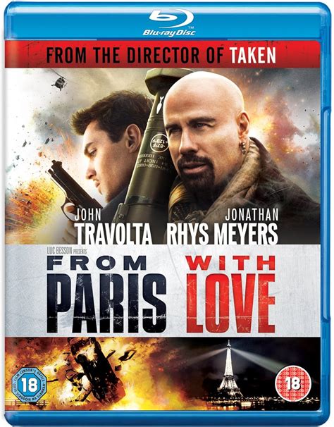 From Paris With Love [blu Ray] [2010] [region Free] Uk John