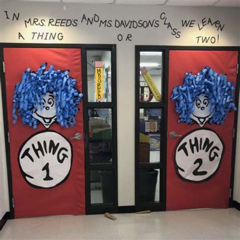 37 Creative Dr Seuss Classroom Door Ideas Pink Pop Design