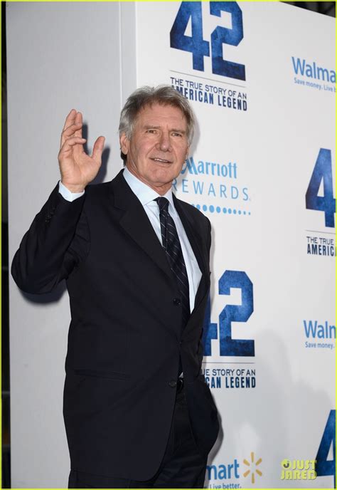 Harrison Ford And Calista Flockhart 42 Hollywood Premiere Photo