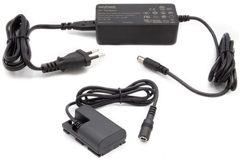 ChiliPower Netadapter ACK E6 Voor Canon Plus LP E6 Dummy Accu