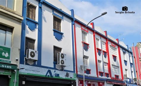 Fachadas antigas na Rua Santa Ifigênia Descubra Sampa Cidade de São