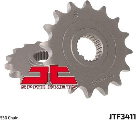 Części motocyklowe Jt Sprockets Zębatka Przednia F3411 16 16Z Rozmiar