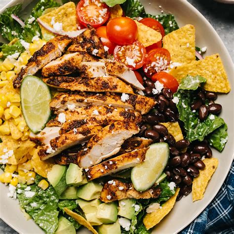 Crunchy Chicken Taco Salad Our Salty Kitchen