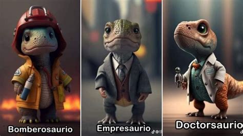 De D Nde Sali El Meme De Los Dinosaurios Con Profesiones Este Es El