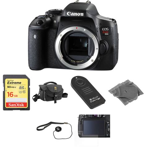 Canon Eos Rebel T I Dslr Camera Body Basic Kit B H Photo Video