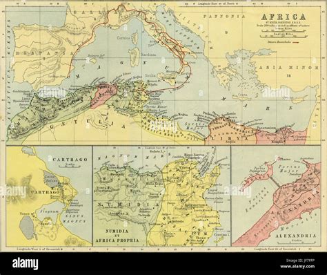 Carthage Map Banque De Photographies Et Dimages à Haute Résolution Alamy