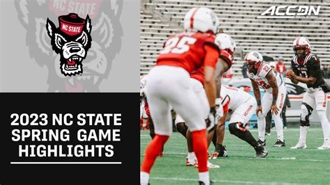 Nc State Spring Game Highlights 2023 Acc Football Youtube