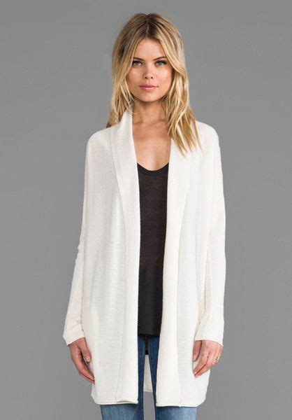 Inhabit Cashmere Weekend Cardigan In Ivory In White Ivory Lyst