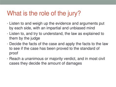 Ppt The Jury System Powerpoint Presentation Free Download Id2783256