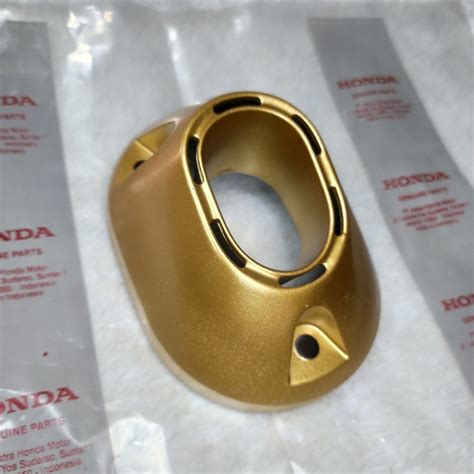 Jual Moncong Tutup Corong Knalpot Honda Pcx Vario Warna Gold