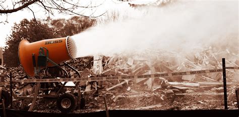 Dust Control Misting Cannons and Applications | BossTek