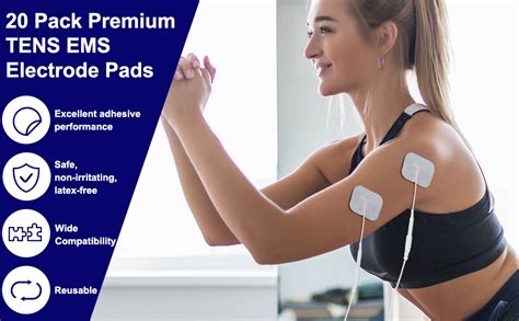 Amazon Tens Unit Replacement Pads Nursal Reusable Tens Electrode