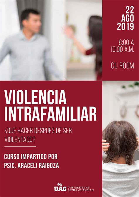 Taller De Violencia Intrafamiliar On Behance