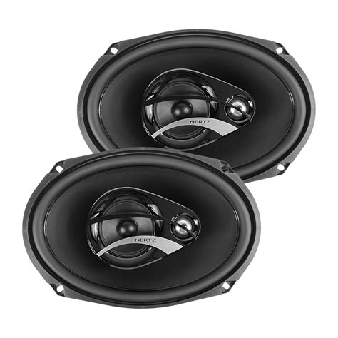 Kit Alto Falante Três Vias Coaxial 6x9 180w Rms Linha Dieci Hertz