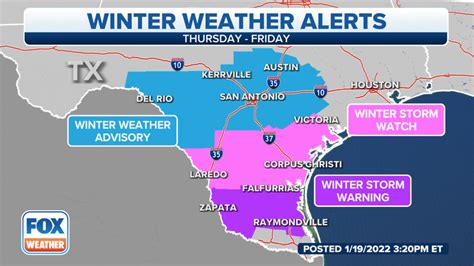 Winter storm warning issued for South Texas as temperatures plunge ...