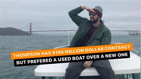 Warriors SG Klay Thompson New Hobby Is Boating All Around San