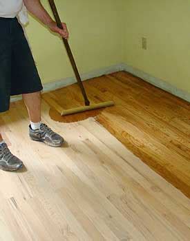 How To Stain And Poly Hardwood Floors Home Alqu